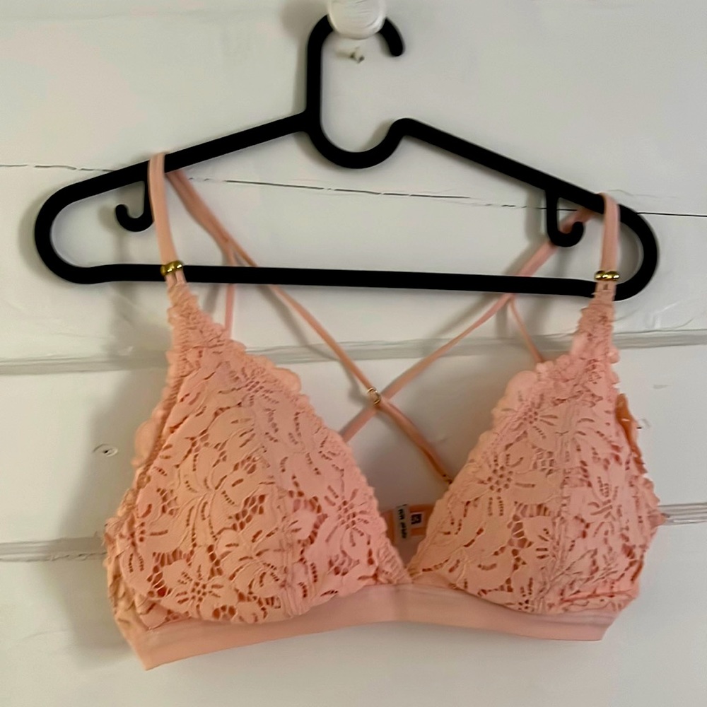 Aerie bralette blush pink medium
